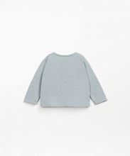 Load image into Gallery viewer, Blue Double Button Tee

