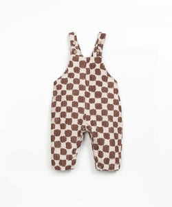 Corduroy Checked Jumpsuit