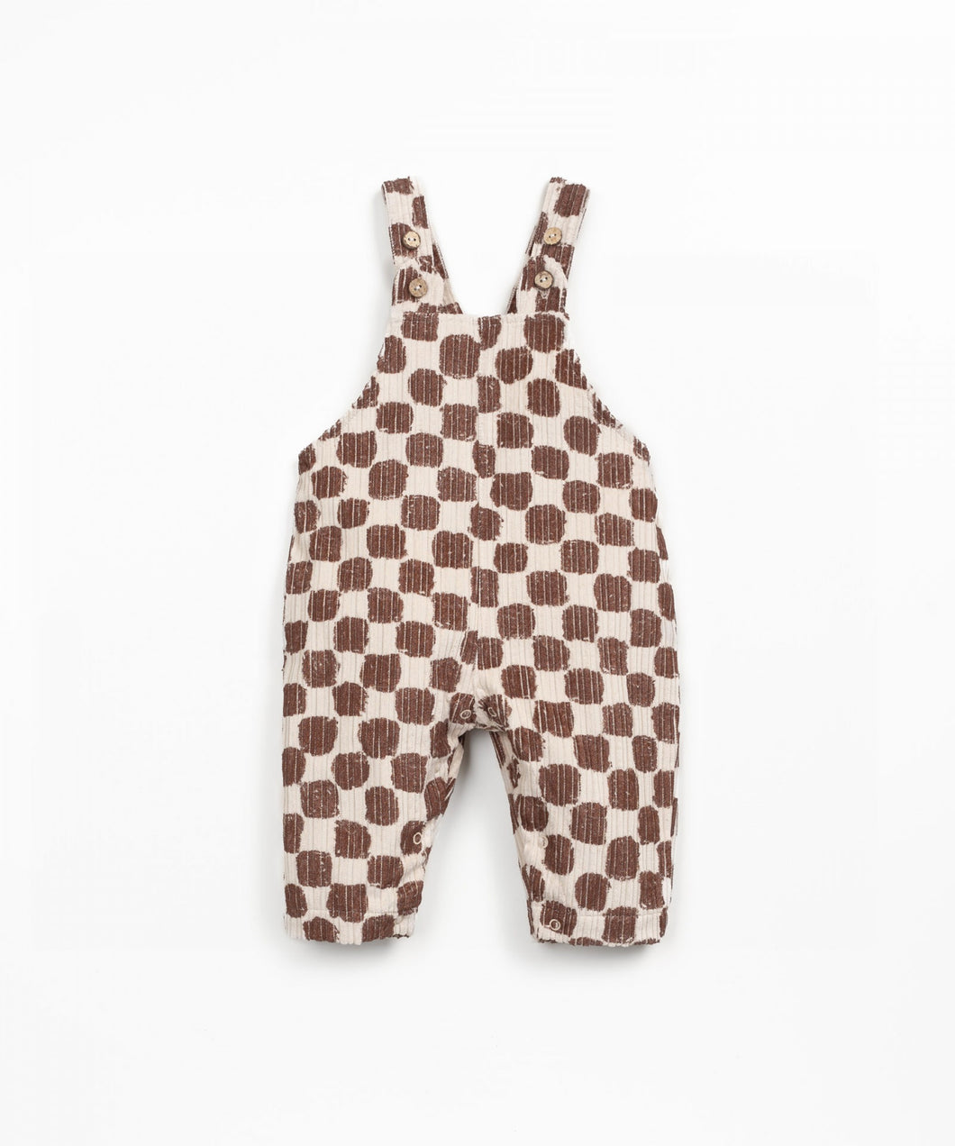 Corduroy Checked Jumpsuit