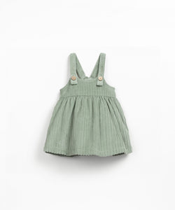 Corduroy Green Dress