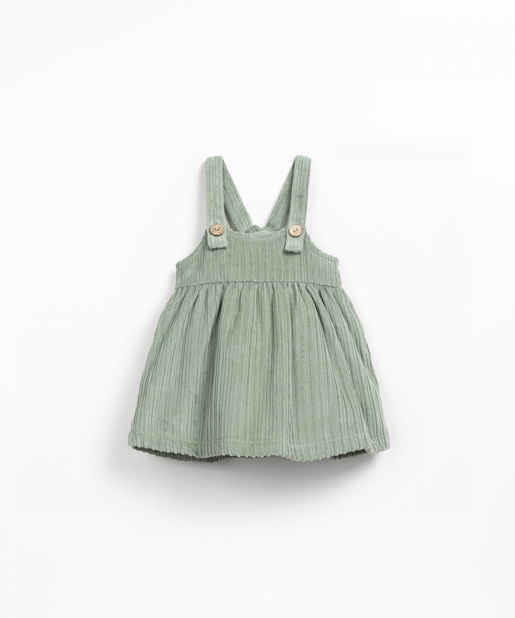 Corduroy Green Dress