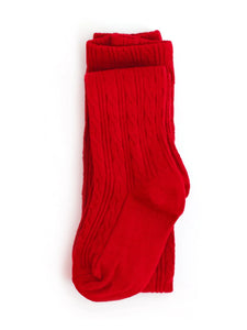 Girls Cable Knit Tights