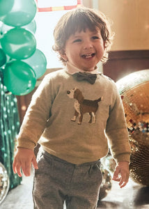 Baby Boy Sweater with Dog