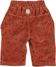 Load image into Gallery viewer, Floral Pink Velvet Pants
