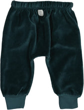 Load image into Gallery viewer, Green Cotton Velvet Jogger
