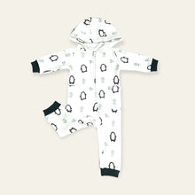 Load image into Gallery viewer, Hooded Zipper Fleece Romper
