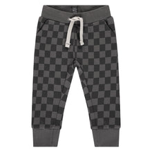 Load image into Gallery viewer, Charcoal Checkered Sweatpant
