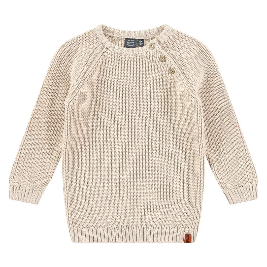 Boys Sand Knit Sweater