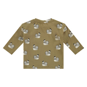 French Snail Long Sleeve Tee