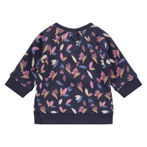 Blue Floral Sweatshirt