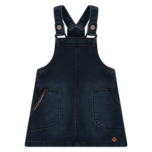 Indigo Denim Overall Dress