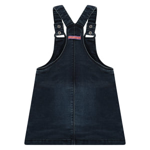Indigo Denim Overall Dress