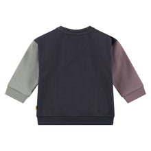 Load image into Gallery viewer, Baby Boy Navy Colorblock Sweatshirt
