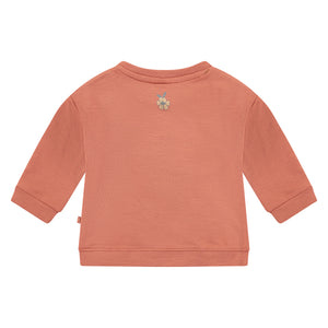 Embroidered Flower Sweatshirt