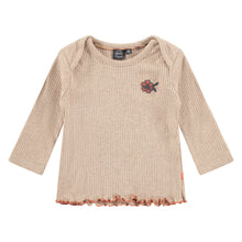 Load image into Gallery viewer, Embroidered Flower Long Sleeve Top
