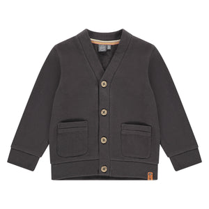 Boys Dark Grey Cardigan