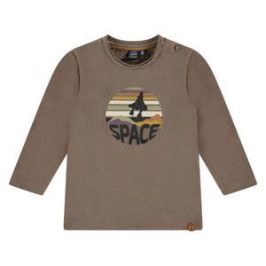 Boys Long Sleeve Space T-Shirt