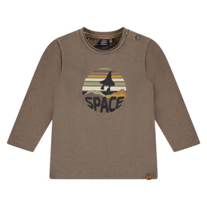 Boys Long Sleeve Space T-Shirt