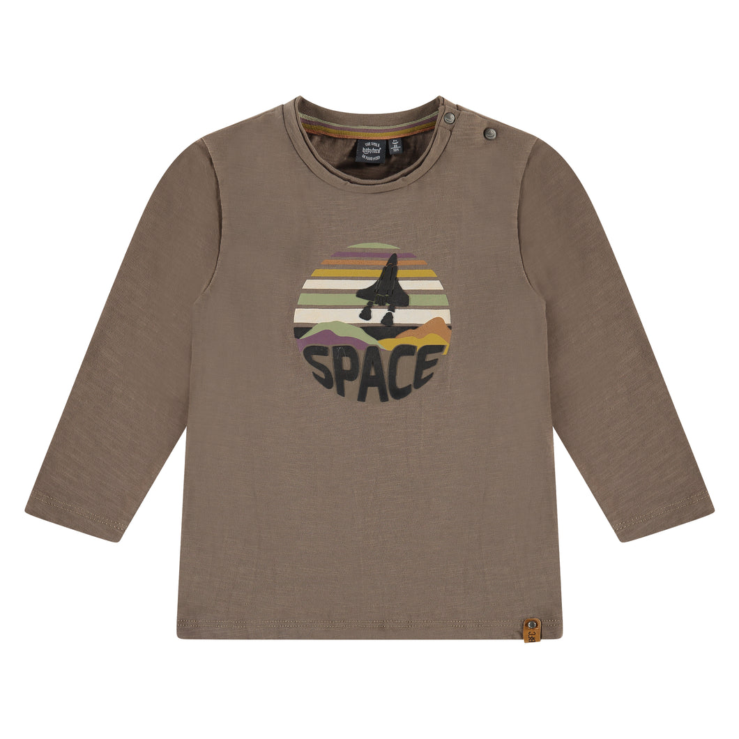 Boys Long Sleeve Space T-Shirt