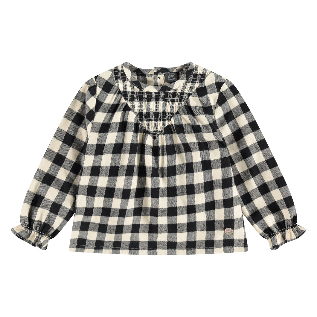 Girls Gingham Blouse