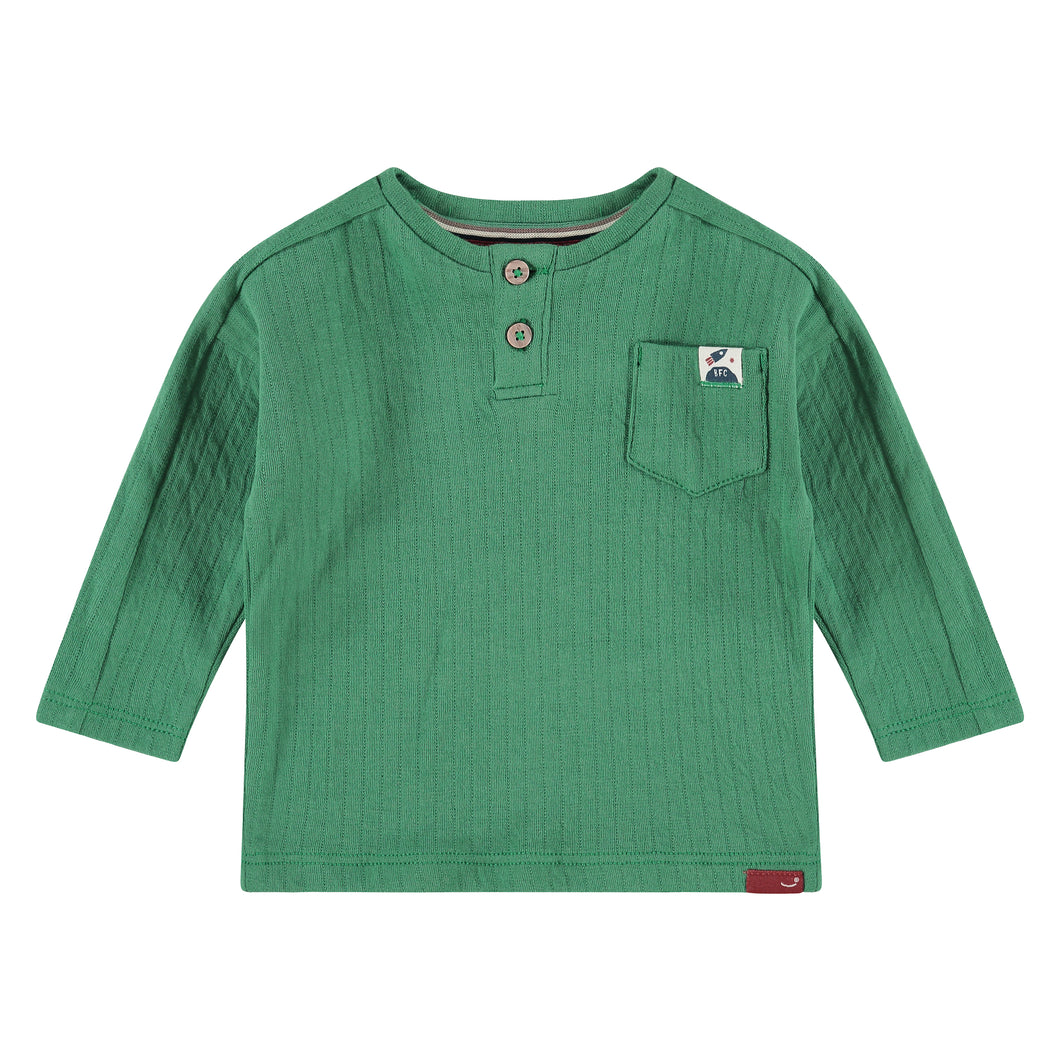 Baby Boys Leaf Green Long Sleeve