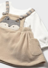 Load image into Gallery viewer, Newborn Girl Corduroy Dungaree Dress
