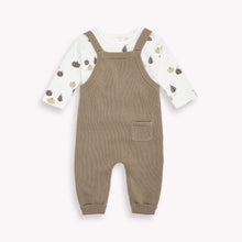 Load image into Gallery viewer, Pumpkins Knit Overall Set
