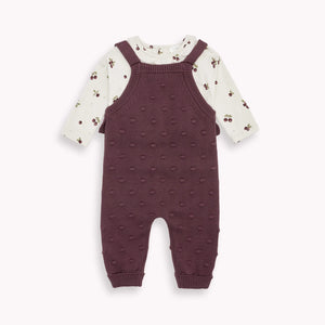 Huckleberry Knit Overall Set