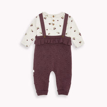 Load image into Gallery viewer, Huckleberry Knit Overall Set

