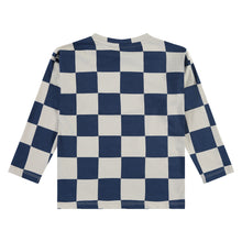 Load image into Gallery viewer, Navy Big Check Tee
