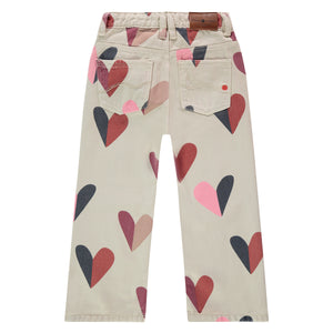 Heart Denim Pants