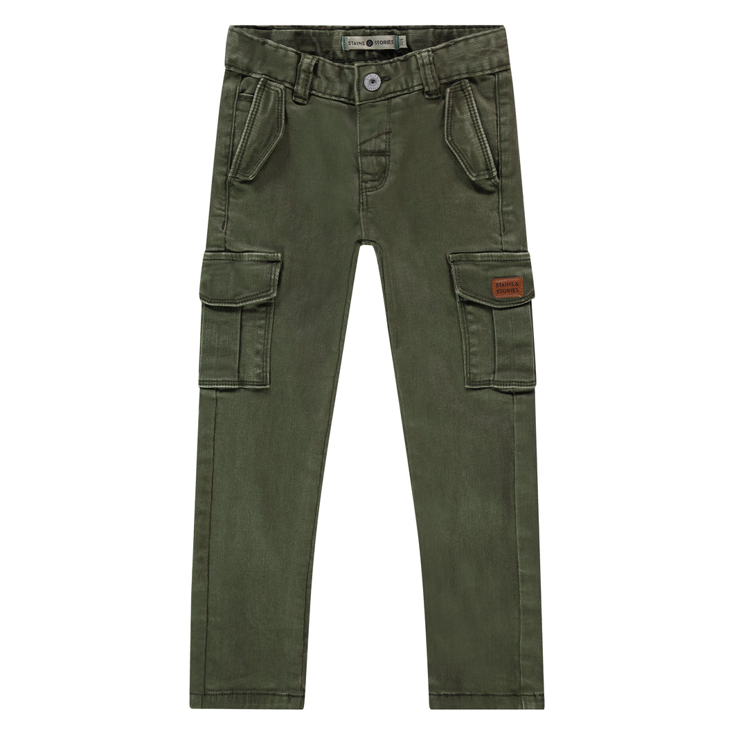 Dark Army Worker Pants