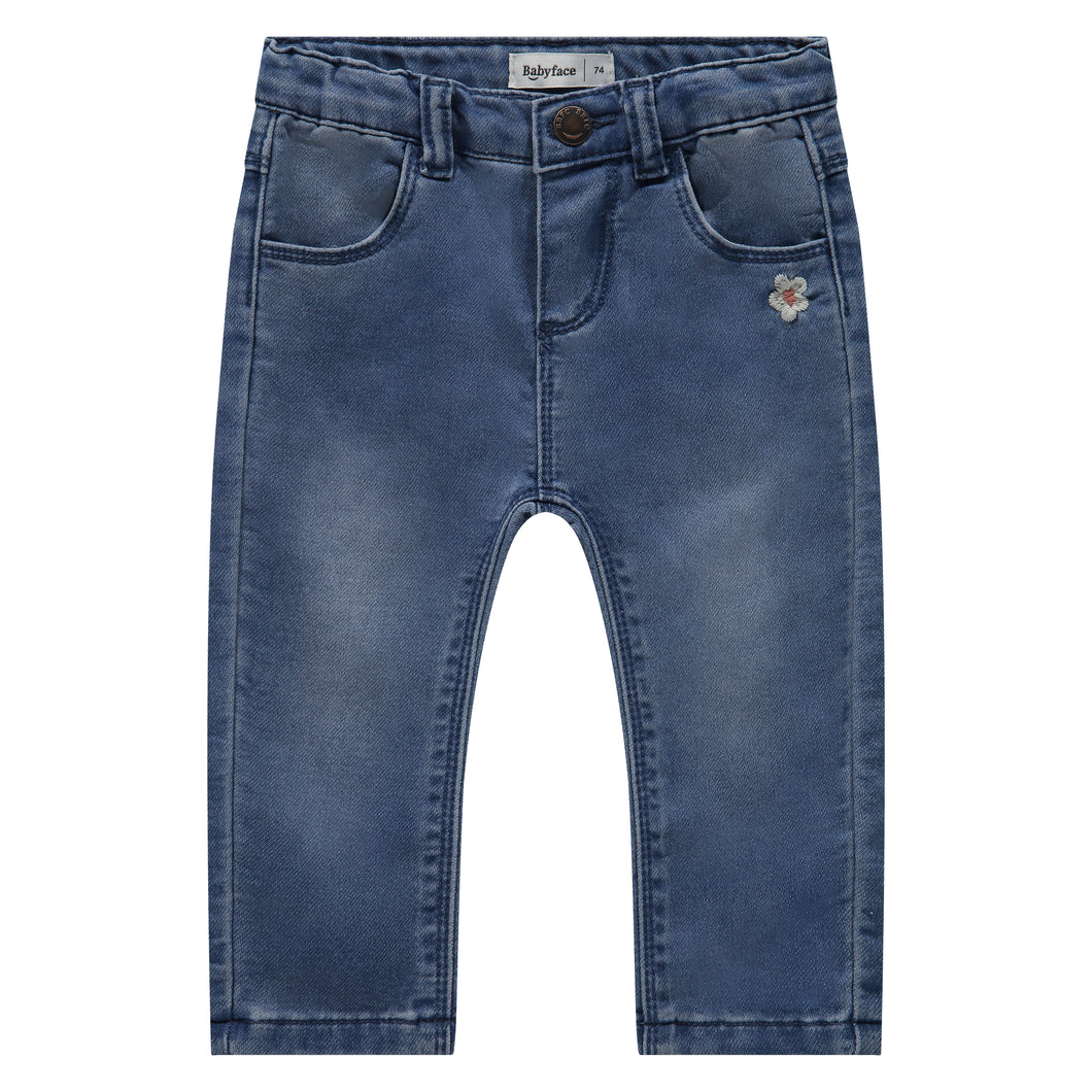 Baby Girl Blue Denim Pants