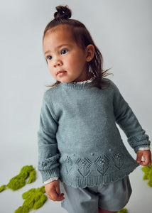 Dark Teal Babygirl Sweater