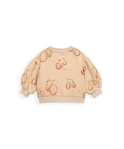 Bicycle Print Sweater