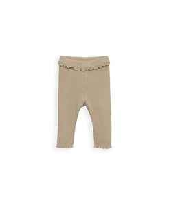 Ribbed Ruffle Leggings