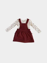 Load image into Gallery viewer, Girls Maroon Jumper Set
