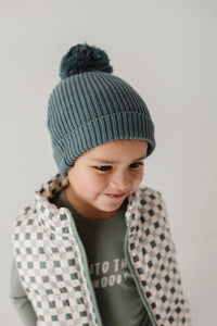 Knit Pom Hat