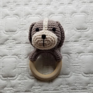 Crochet Knitted Rattle Toy