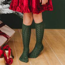 Load image into Gallery viewer, Scalloped Fancy Knee High Socks

