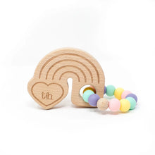 Load image into Gallery viewer, Rainbow Wooden Teether
