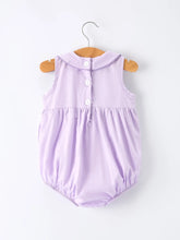 Load image into Gallery viewer, Lavender Embroidered Romper

