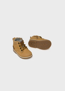 Baby Nubuck Leather Ankle Boots