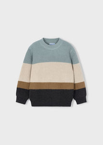 Color Block Knit Sweater