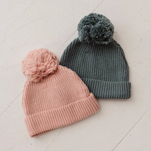 Knit Pom Hat