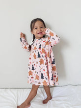 Load image into Gallery viewer, Gingerbread Girls Dress

