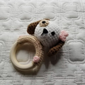 Crochet Knitted Rattle Toy