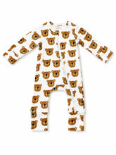 Load image into Gallery viewer, Baby Bear Zipper Romper
