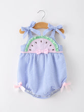 Load image into Gallery viewer, Watermelon Stripe Romper
