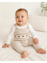 Load image into Gallery viewer, Bear Fair Isle Overall Set
